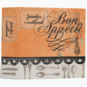 Bon Appetit Flatware Recipe Binder
