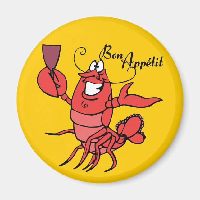 Bon Appetit Lobster Magnet (Front)
