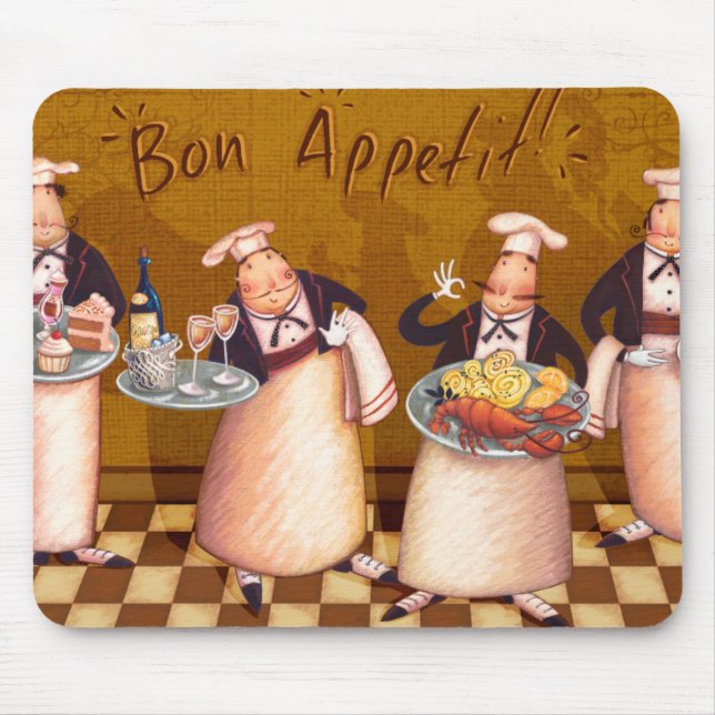 Bon Appétit Mouse Pad (Front)