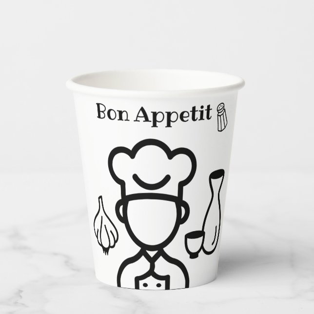 Bon appetit paper cup (Front)