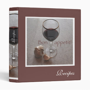Bon appetit! recipe 1" binder