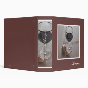 Bon appetit! recipe 2" binder