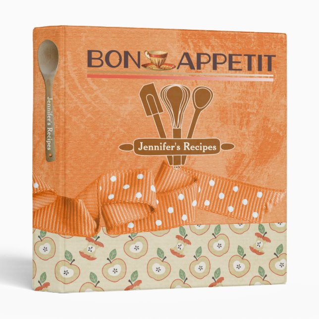Bon Appetit Recipe Binder (Front/Spine)