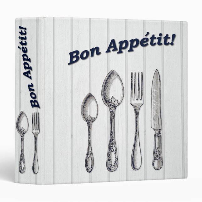 Bon Appetit! Recipe Binder (Front/Spine)