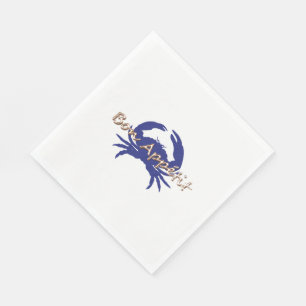 Bon-Appetite- Little-BLUE_Crab-Everyday- Celebrate Napkin