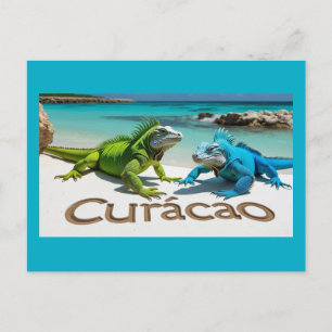 Bon bini curacao postcard