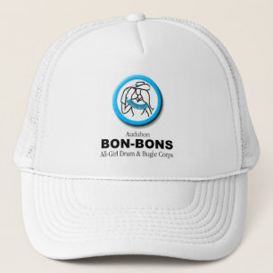 Bon-Bon Cap in White with logo