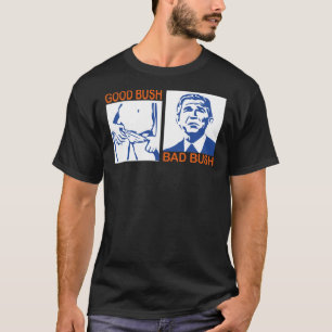 bon bush mauvais bush T-shirt long