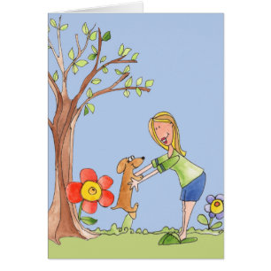 Bon chien - carte vierge