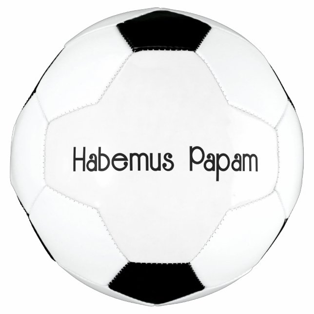 Bon Habemus Papam Soccer Ball (Front)
