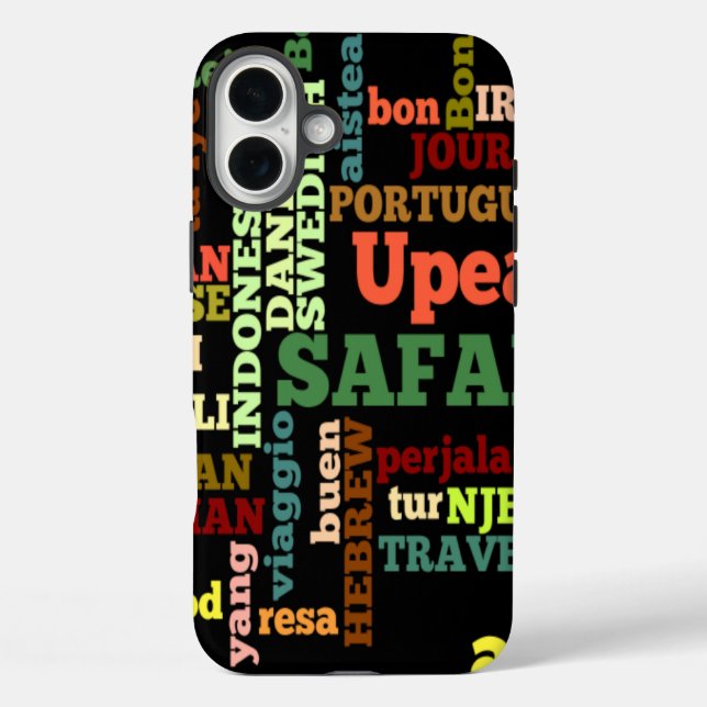 Bon Italian Irish Safari Hapanese Voyage Case-Mate iPhone Case (Back)
