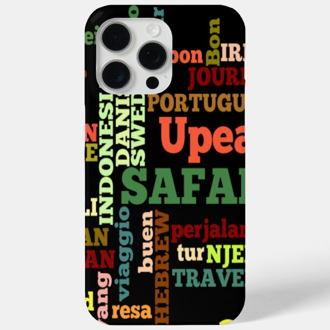 Bon Italian Irish Safari Hapanese Voyage Case-Mate iPhone Case (Back)