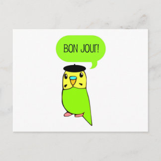 Bon Jour! Postcard