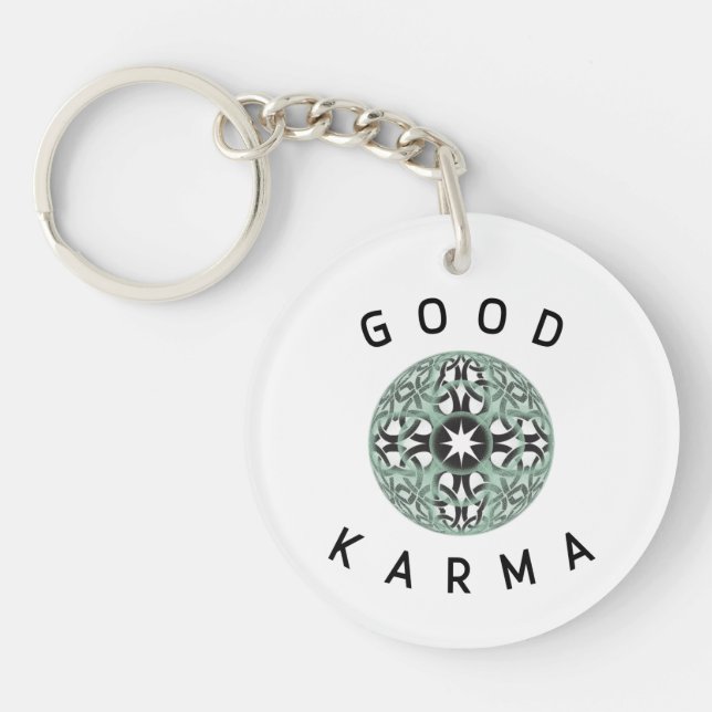 Bon Karma Green Enless Knot Design  (Devant)