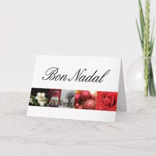 bon nadal catalan christmas holiday card
