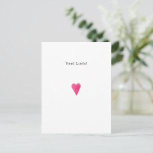 Bon nombre de la carte "Coeur dur rose"