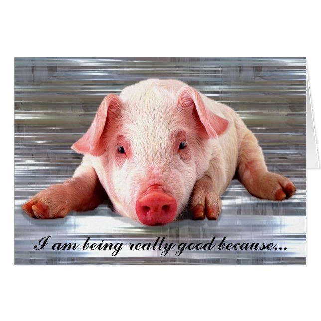 Bon porc personnalisable (Devant horizontal)