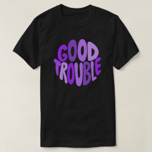 Bon problème Purple Lettering T-shirt
