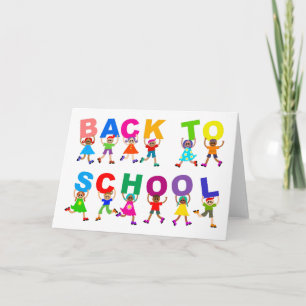 Bon retour des enfants à la Faire-part scolaire