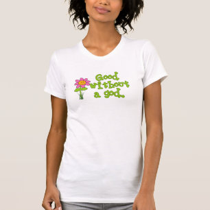 Bon sans T-shirt de femmes d'un dieu