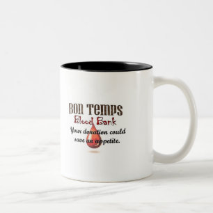 Bon Temps Blood Bank Two-Tone Coffee Mug