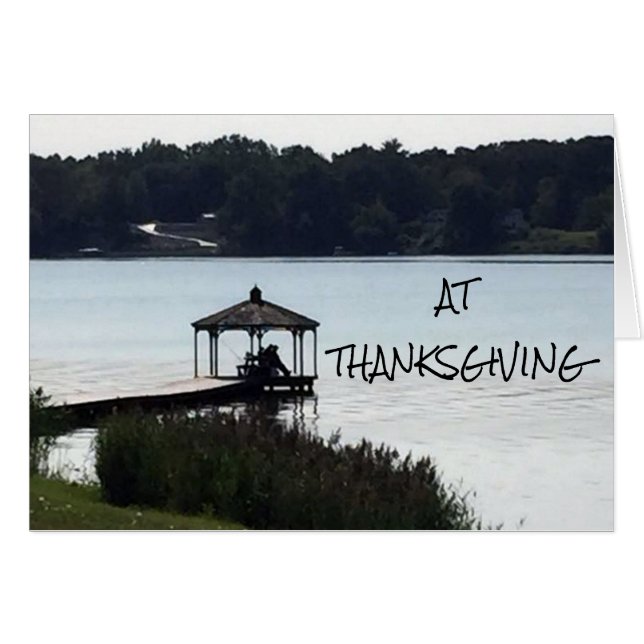 **BON THANKSGIVING** À L'**AMOUR DE MA VIE** (Devant horizontal)