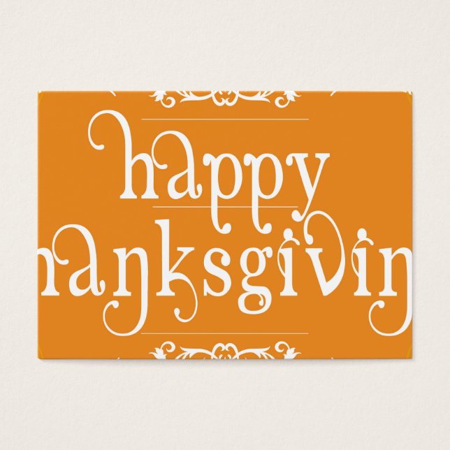 bon thanksgiving élégant (Devant)