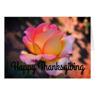 Bon thanksgiving Elle Rose #4 Carte