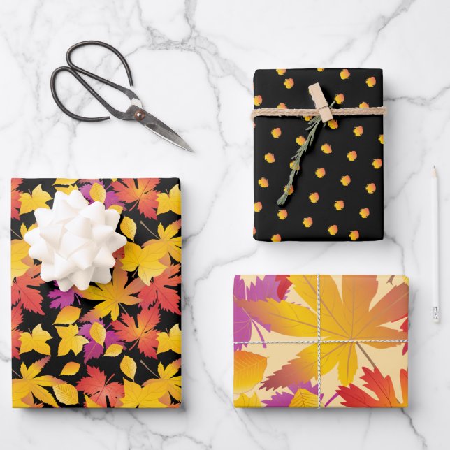 BON THANKSGIVING ! Feuilles d'automne de l'Action  (Recto)