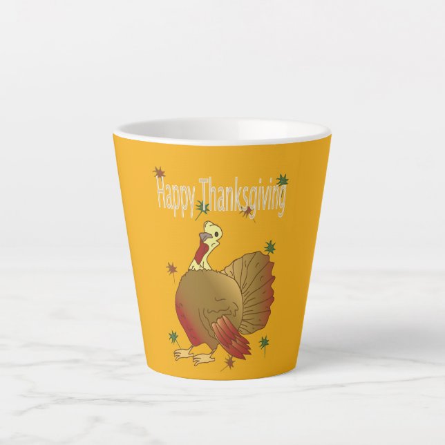 Bon thanksgiving Latte Mug (Devant)