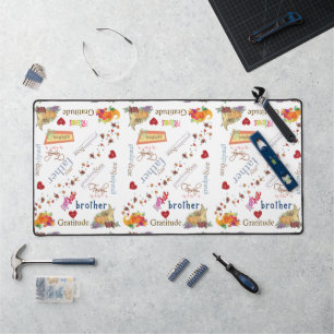 Bon thanksgiving Mat de bureau Turquie