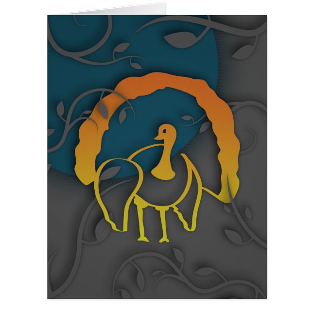 Bon thanksgiving Ombre Turquie (Devant)