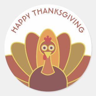 Bon thanksgiving simple Turquie Sticker