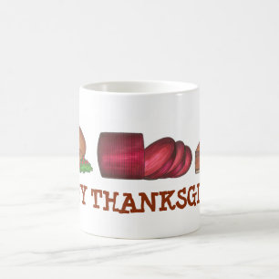 Bon thanksgiving Turc Cranberry Pie Slice Mug