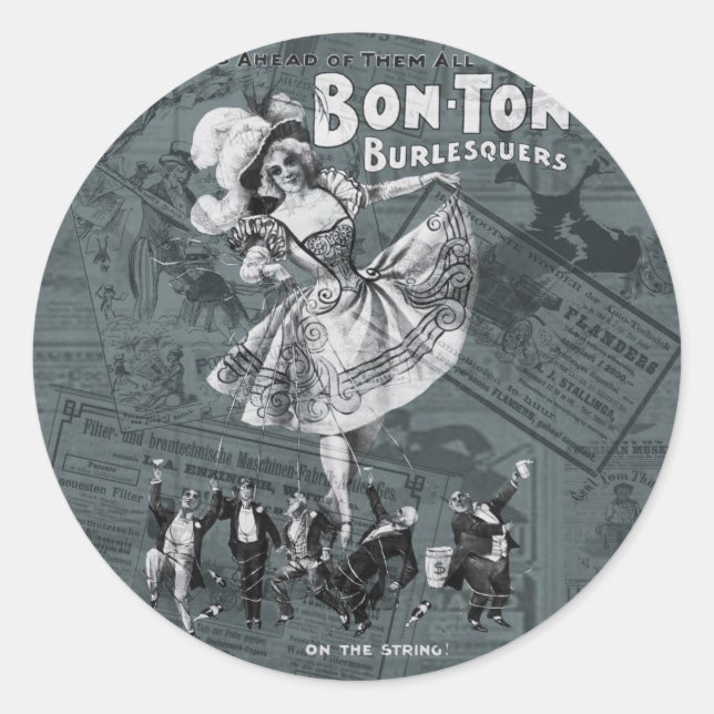 Bon-tonne Classic Round Sticker (Front)