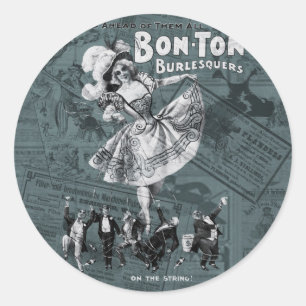 Bon-tonne Classic Round Sticker