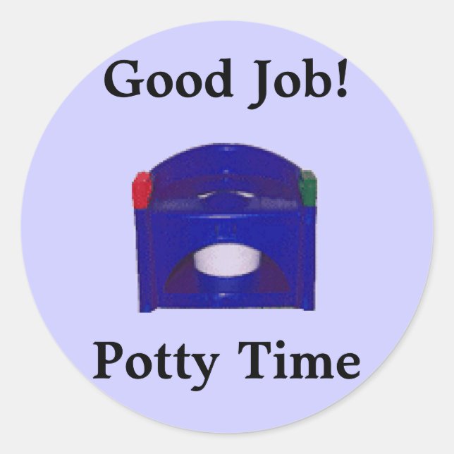 Bon Travail ! Stickers Potty Time (Devant)