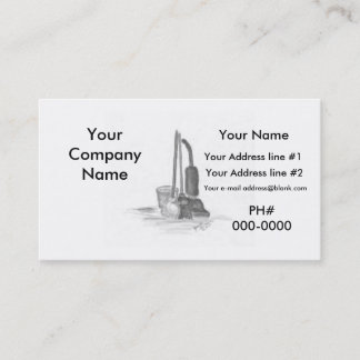 Bon vieux nettoyage de mode, modèle de carte de