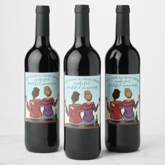 Bon Vin & Grands Amis Vins Étiquettes