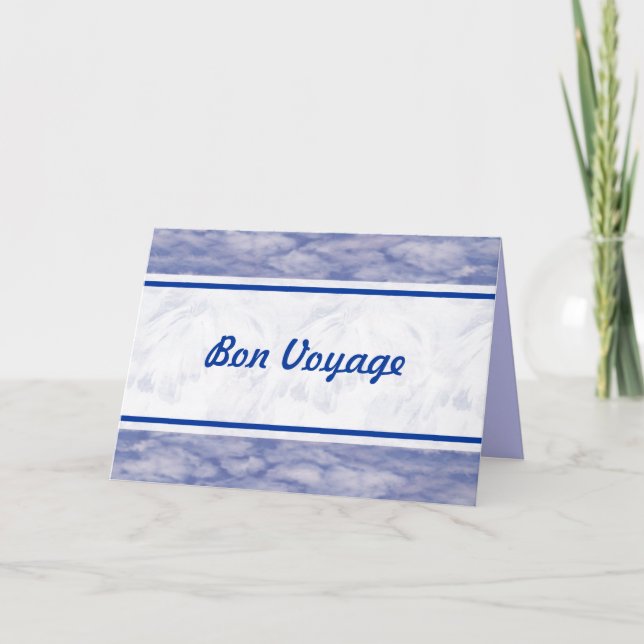 Bon Voyage Card (Front)