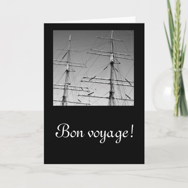 Bon voyage card (Front)