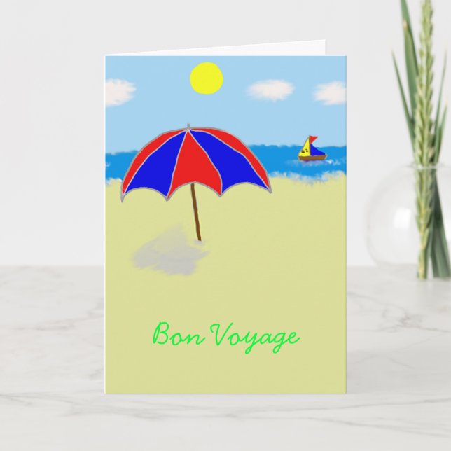 Bon Voyage Card (Front)