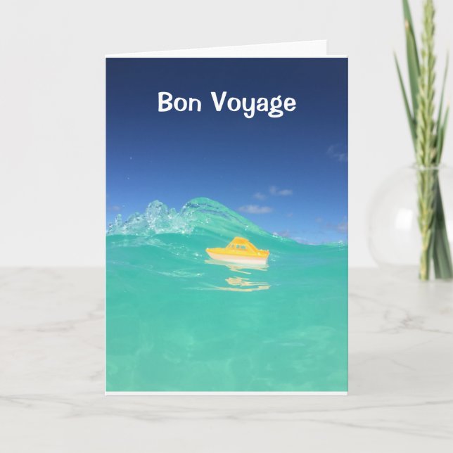 Bon Voyage Carte de croisière (Devant)