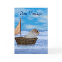 Bon Voyage carte de voeux