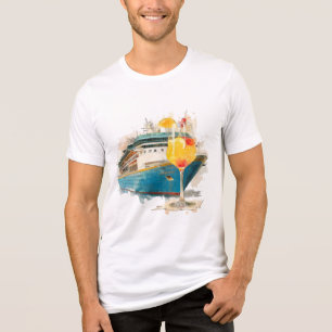 Bon Voyage: Cruise Ship Escape Tri-Blend Shirt