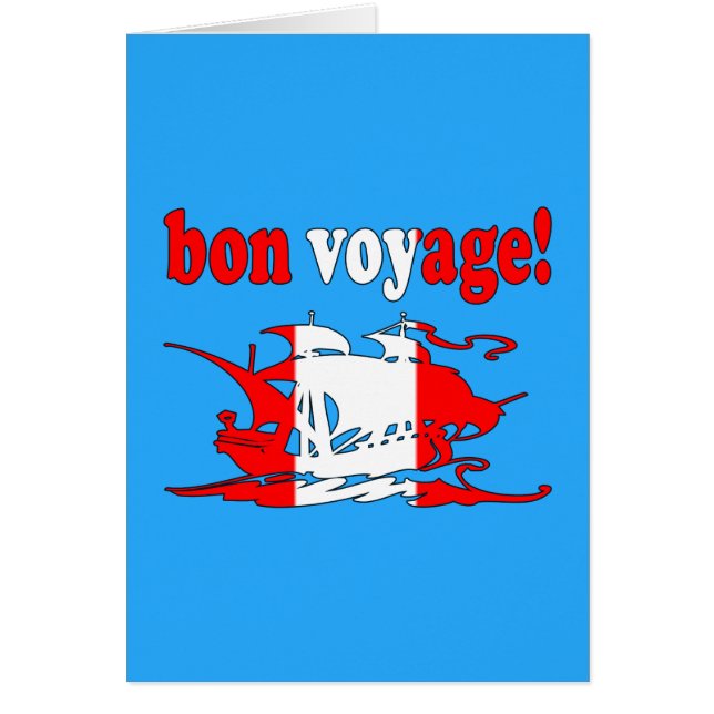 Bon Voyage - Good Trip in Canadian -  Vacations (Front)