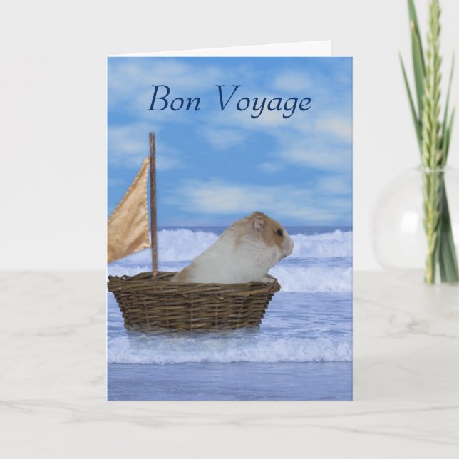 Bon Voyage greeting card (Front)