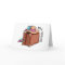 Bon Voyage, have a good trip! Luggage & hat