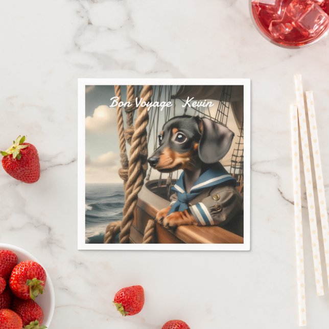 BON VOYAGE  NAPKIN (Insitu)