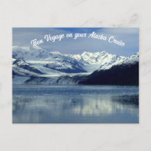 Bon Voyage on your Alaska Cruise Greeting Postcard